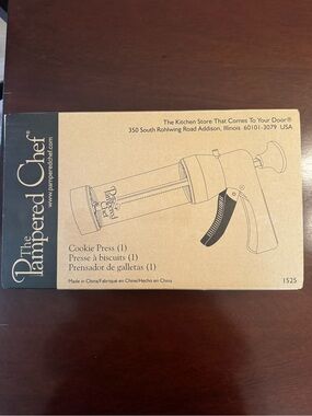 Pampered Chef Cookie Press